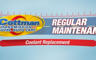 automobile coolant changing and replacement