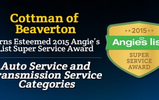 Cottman of Beaverton, OR - Angie's List Super Service Award 2015 Winners