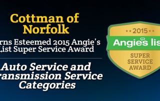 Cottman of Norfolk, VA - Angie's List Super Service Award 2015 Winners